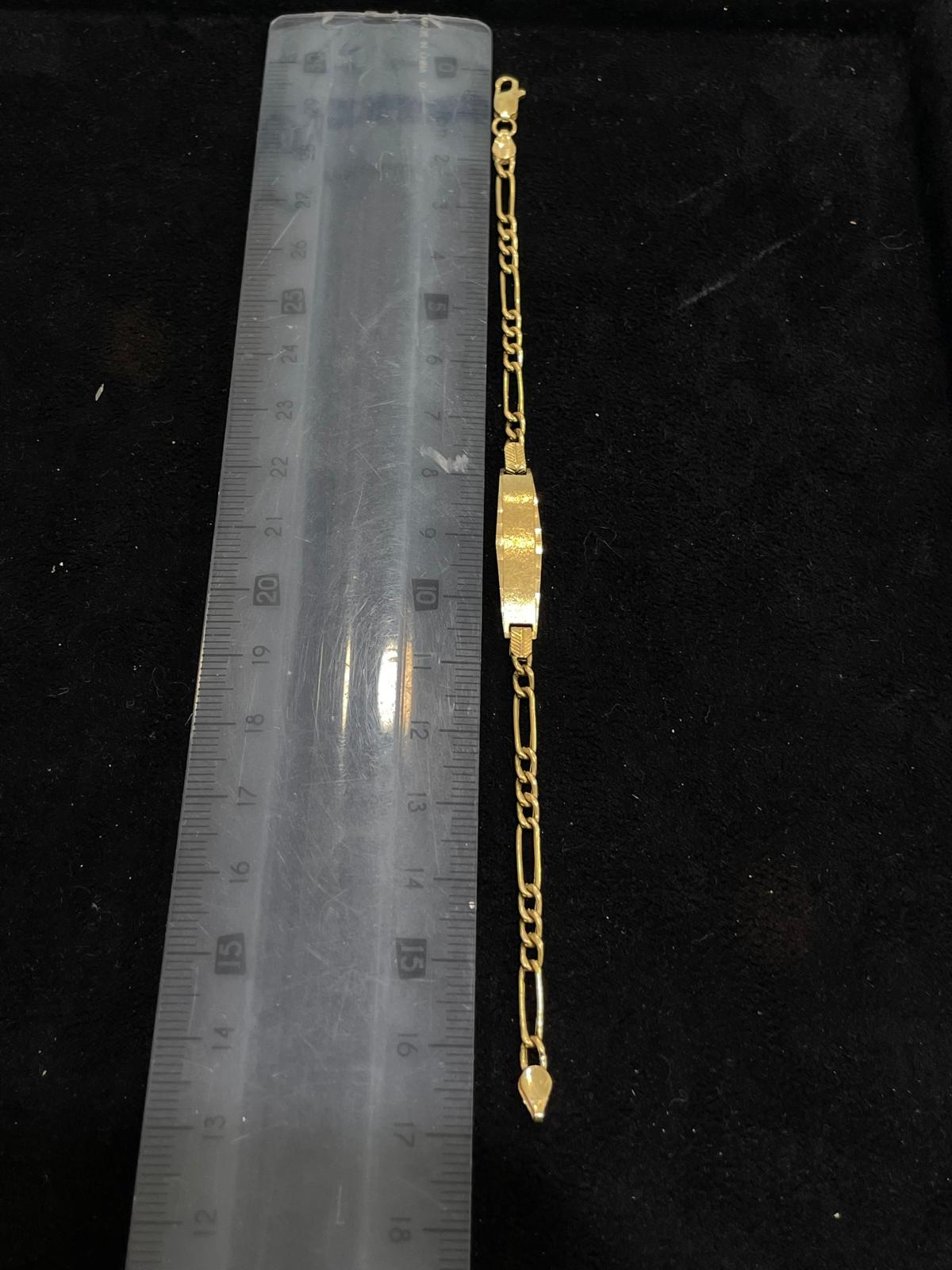 Pulsera de oro de 18 Kt de segunda mano