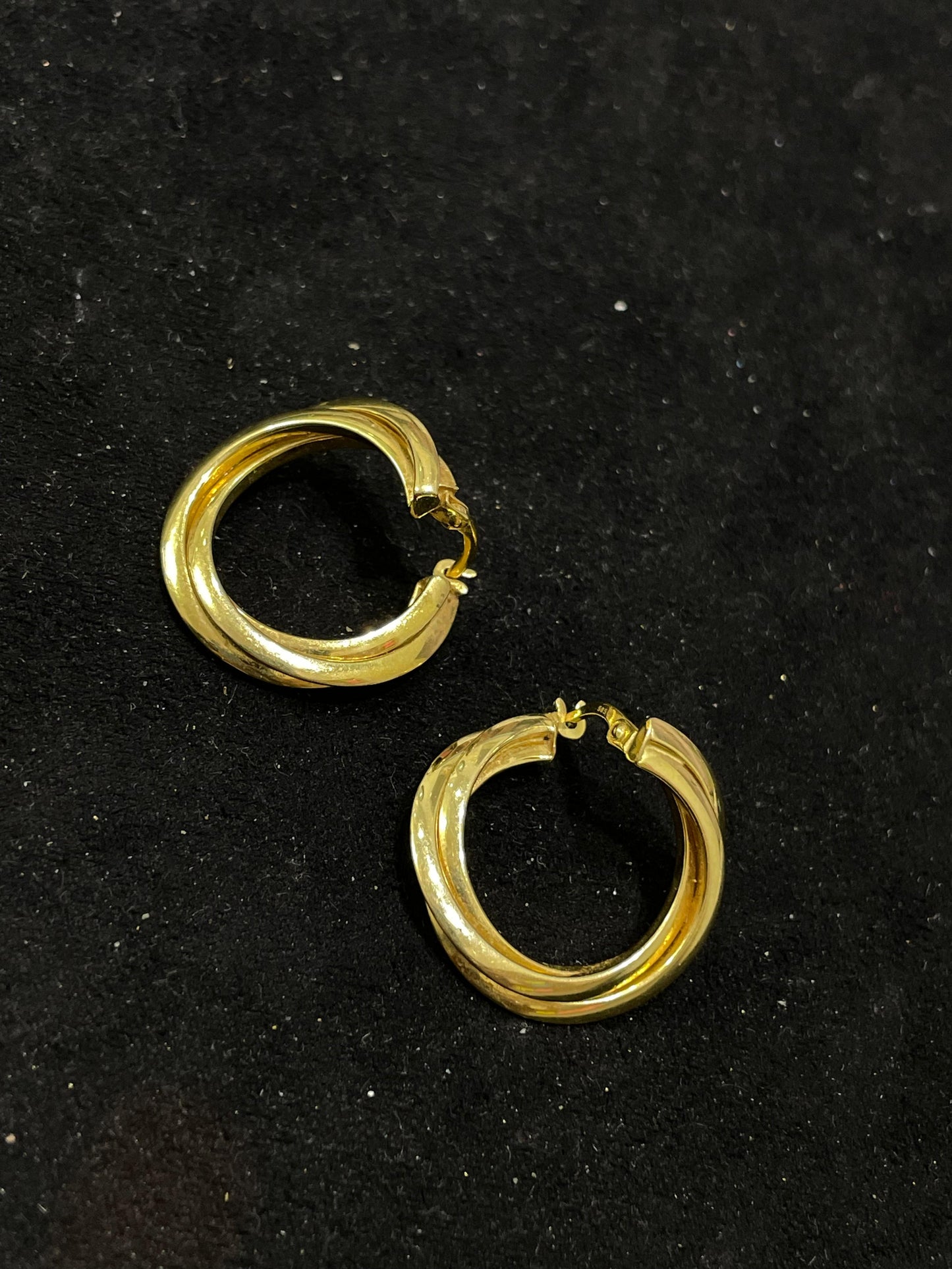 Pendientes de oro 14Kt de segunda mano