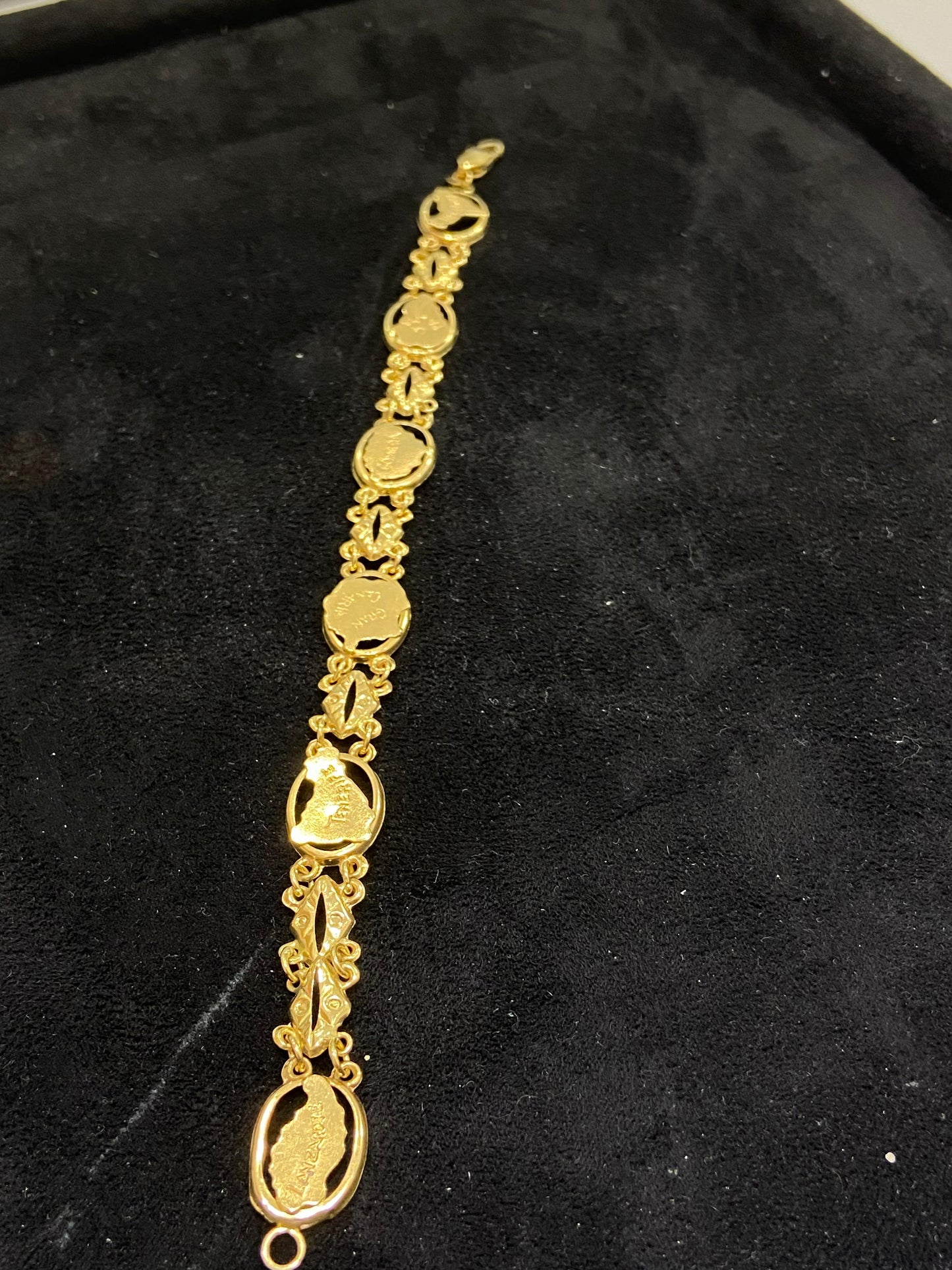 Pulsera de oro de 18 Kt de segunda mano