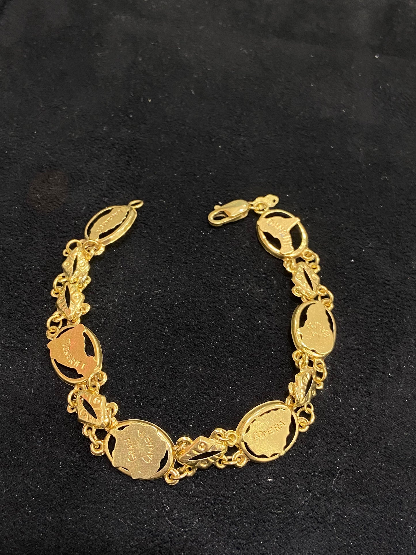 Pulsera de oro de 18 Kt de segunda mano