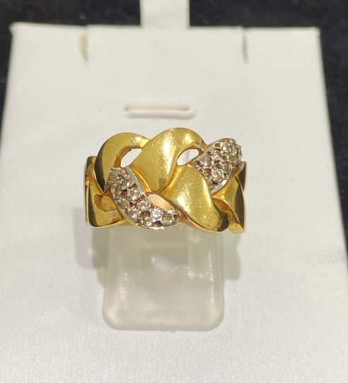 Anillo de oro 18Kt de segunda mano