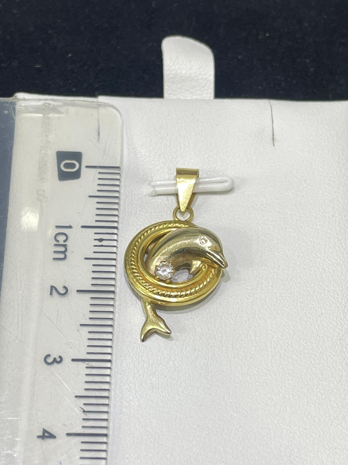Colgante de oro 18Kt de segunda mano