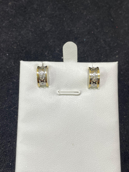 Pendientes de oro 18Kt de segunda mano
