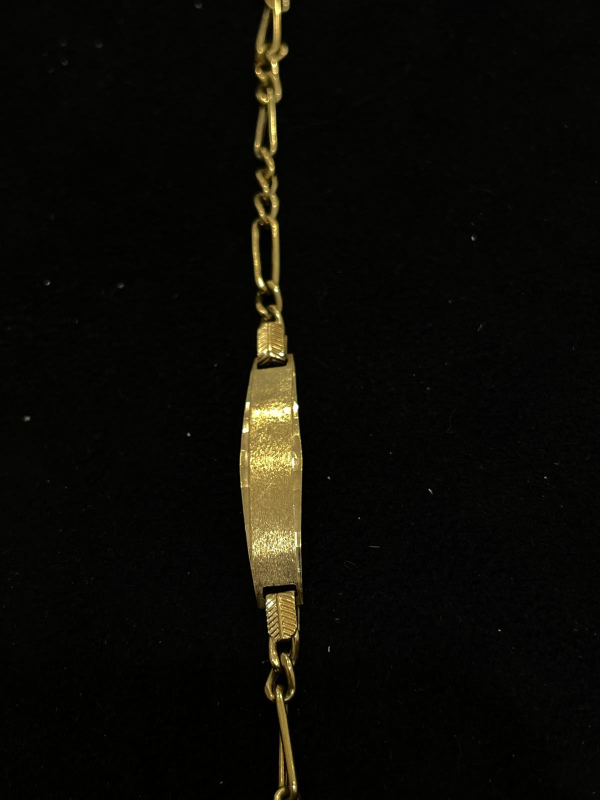 Pulsera de oro de 18 Kt de segunda mano