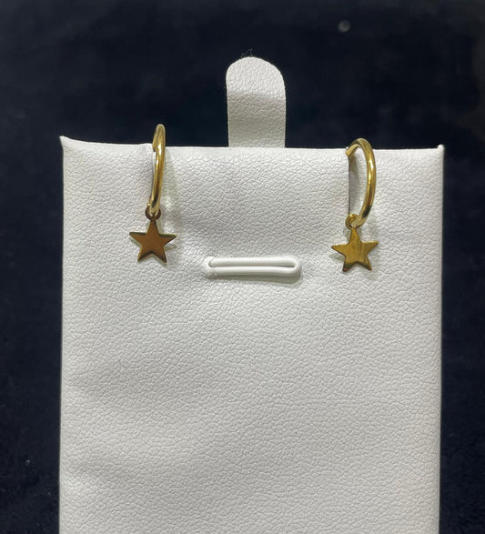 Pendientes de oro 18Kt de segunda mano