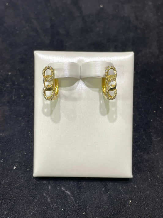 Pendientes de oro 18Kt de segunda mano