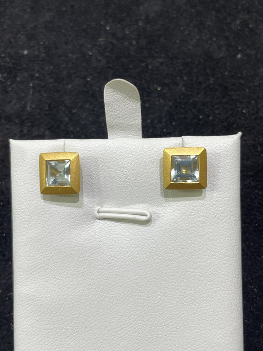 Pendientes de oro 18Kt de segunda mano