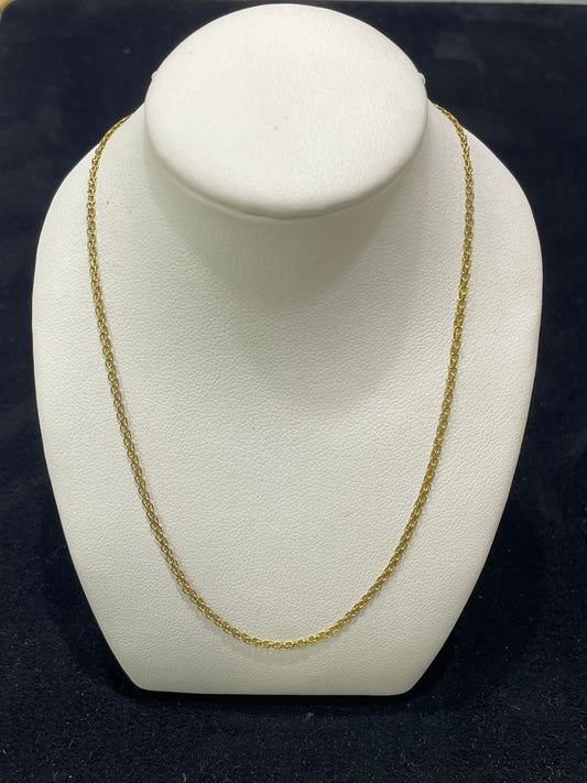 Cadena de oro de 18 Kt de segunda mano