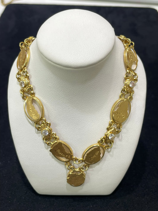 Collar de oro de 18 Kt de segunda mano