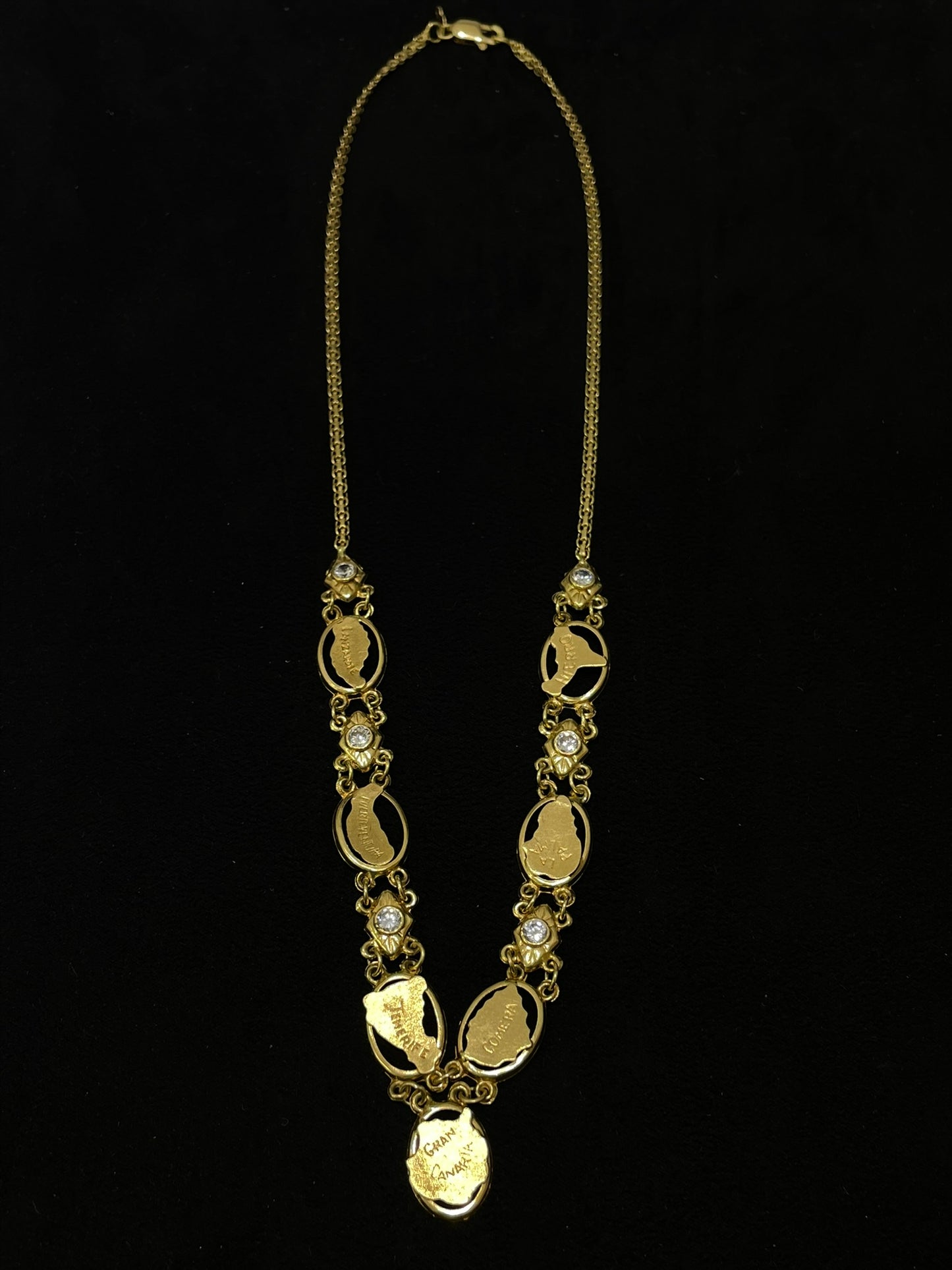 Collar de oro de 18 Kt de segunda mano