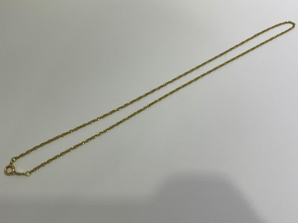 Cadena Cordón de oro 18Kt