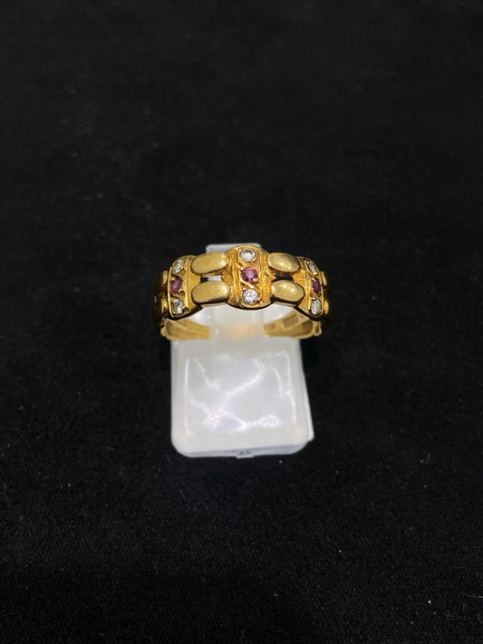 Anillo África de oro 18Kt de segunda mano