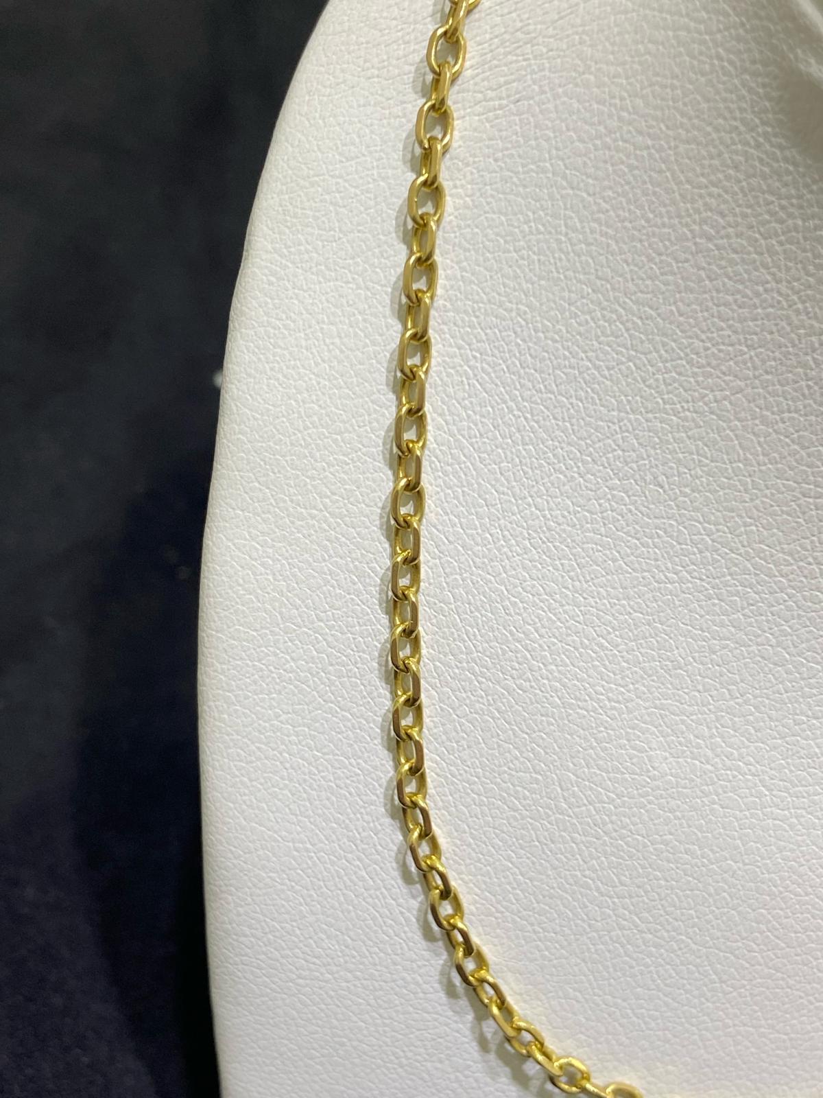 Cadena de oro de 18 Kt de segunda mano