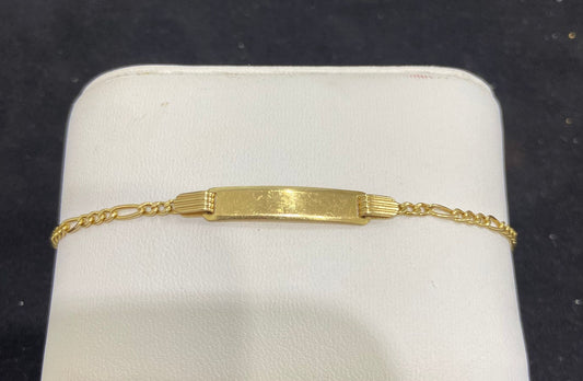 Pulsera esclava de oro de 18 Kilates de segunda mano