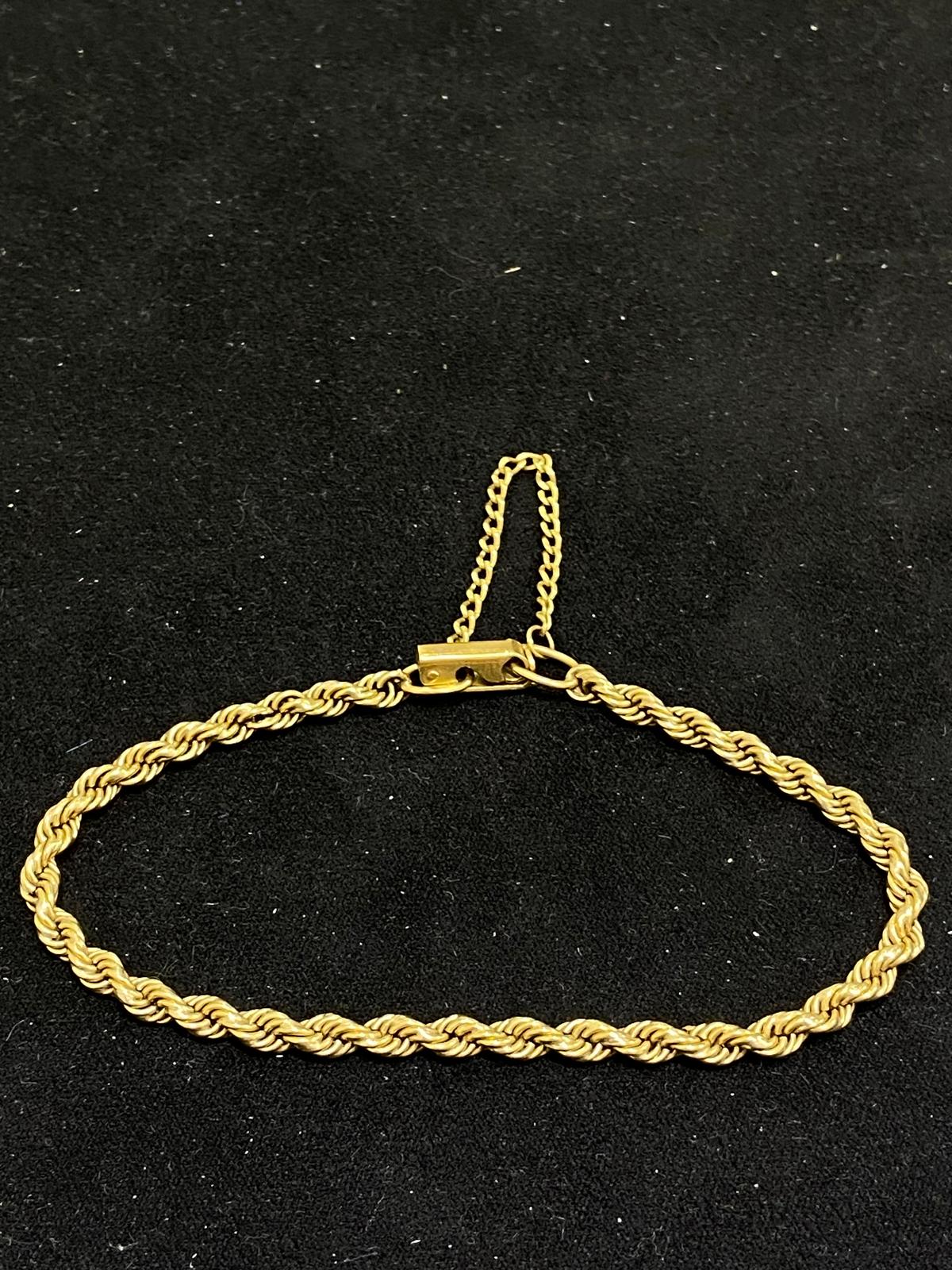 Pulsera de oro de 18Kt de segunda mano