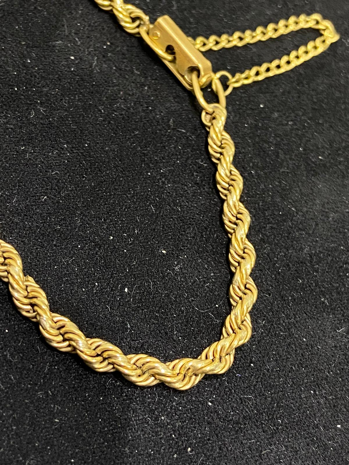 Pulsera de oro de 18Kt de segunda mano