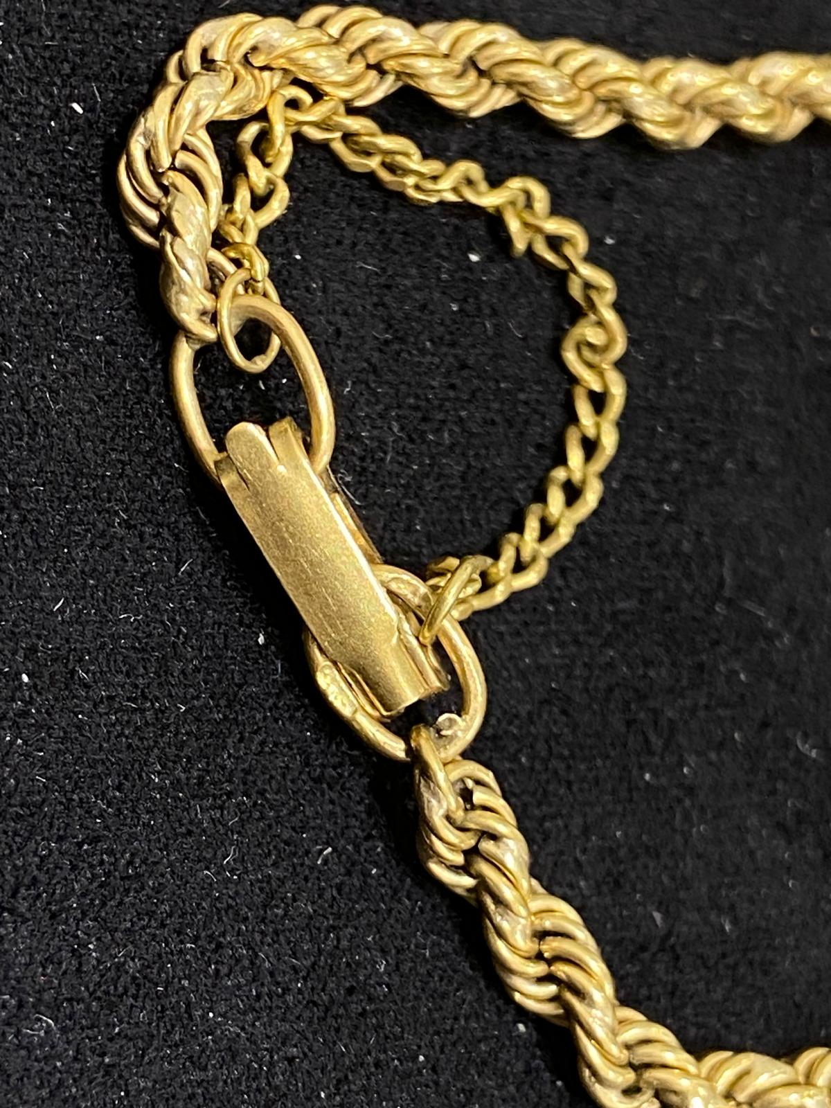 Pulsera de oro de 18Kt de segunda mano