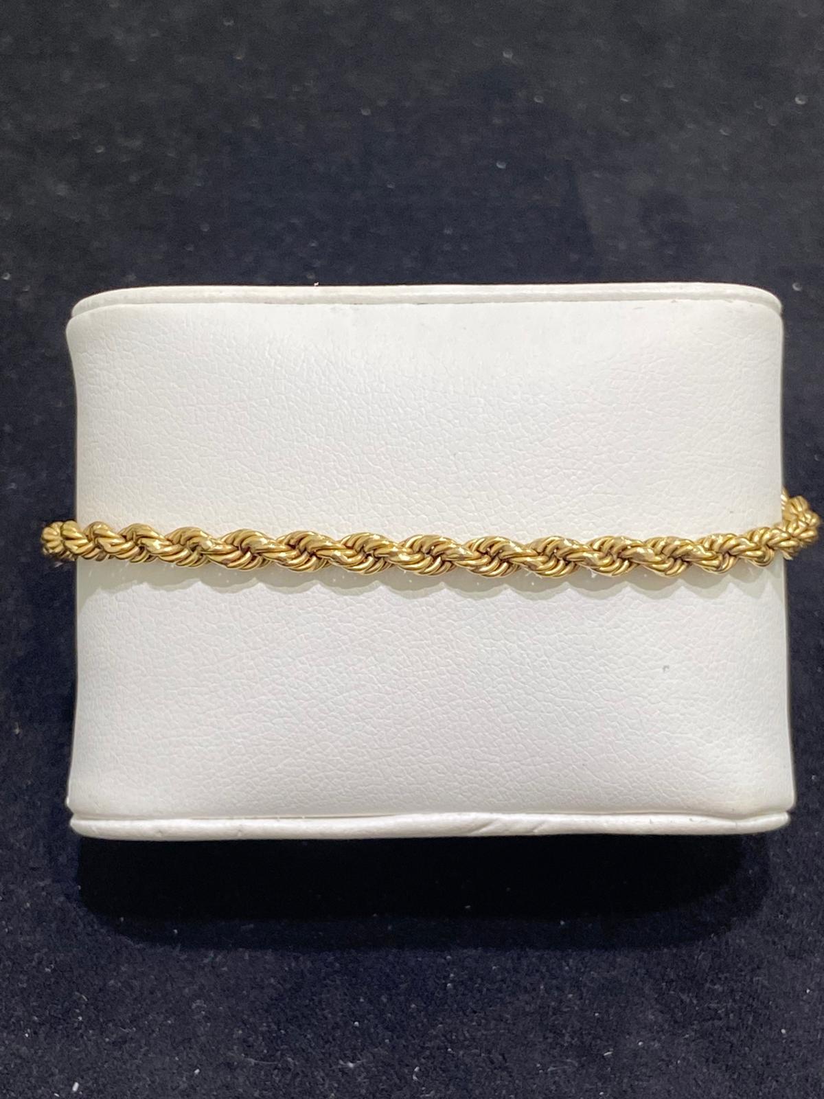 Pulsera de oro de 18Kt de segunda mano