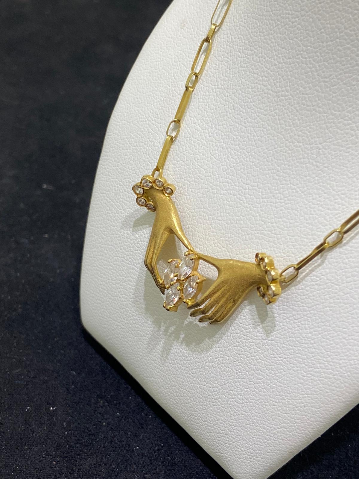 Collar de oro de 18Kt de segunda mano