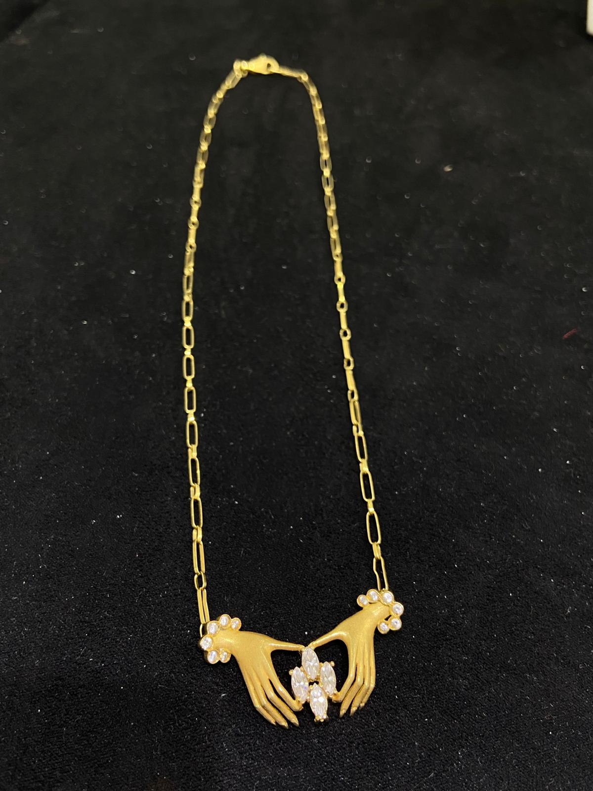 Collar de oro de 18Kt de segunda mano