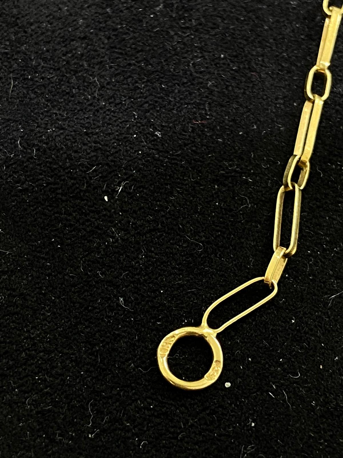 Collar de oro de 18Kt de segunda mano