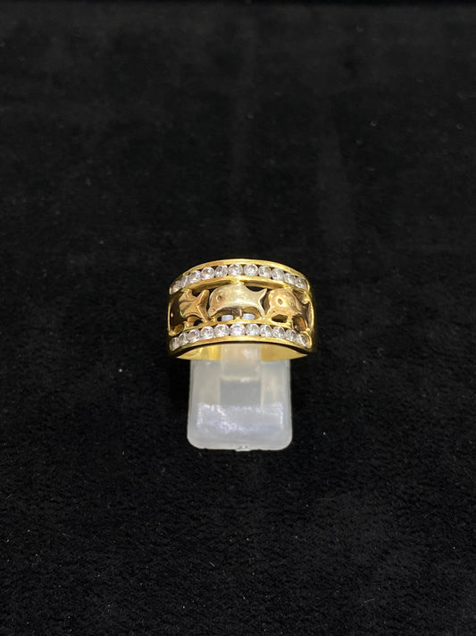 Anillo de oro 18Kt de segunda mano