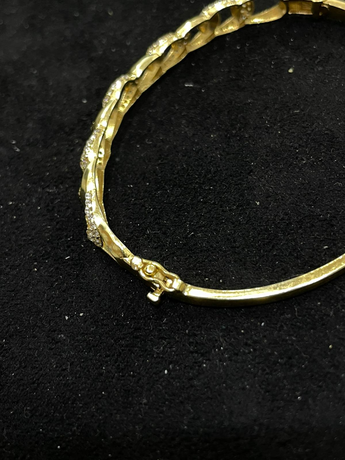 Pulsera de oro de 18 Kt de segunda mano