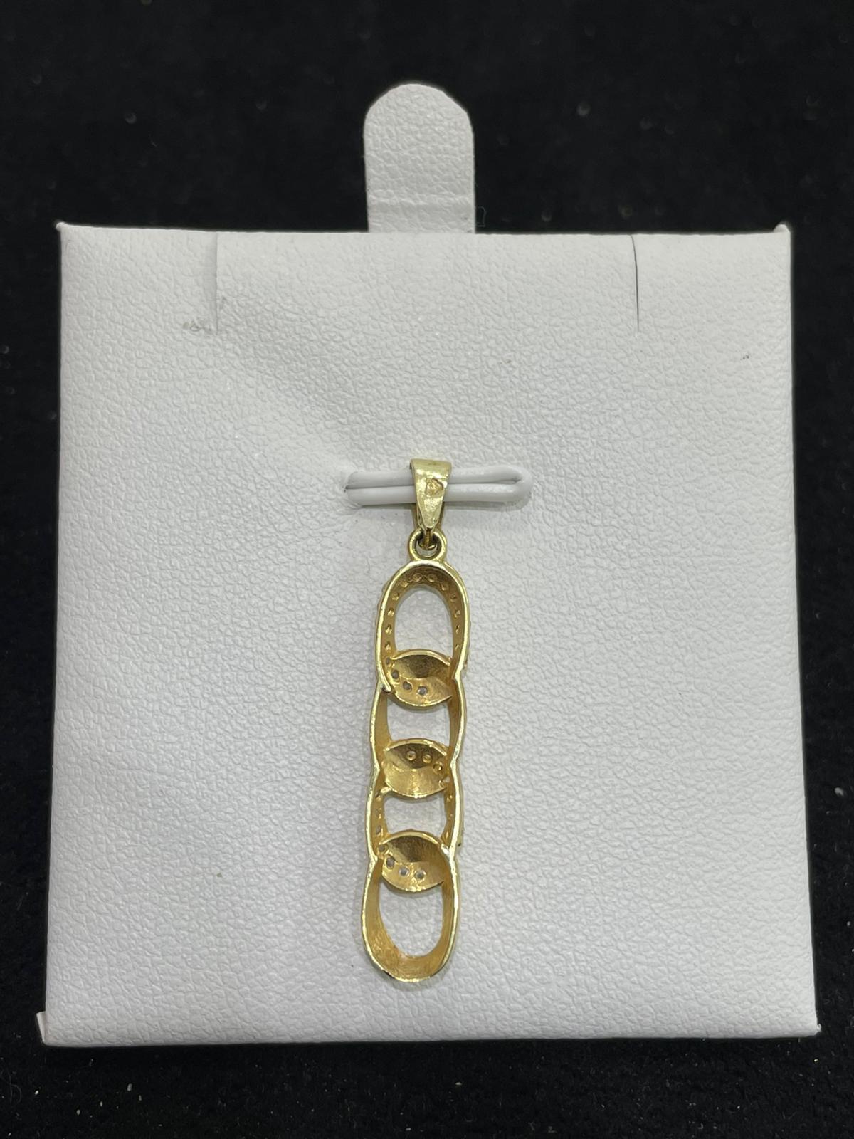 Colgante de oro 18Kt de segunda mano