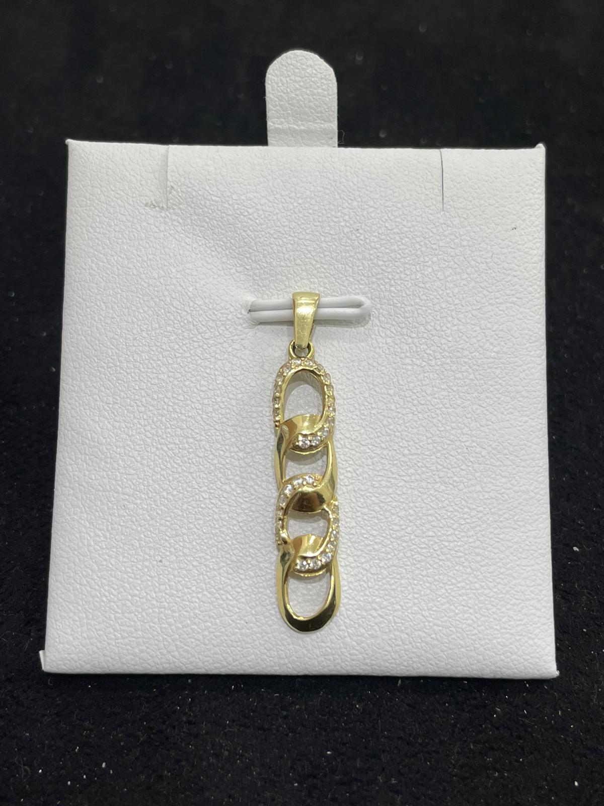 Colgante de oro 18Kt de segunda mano