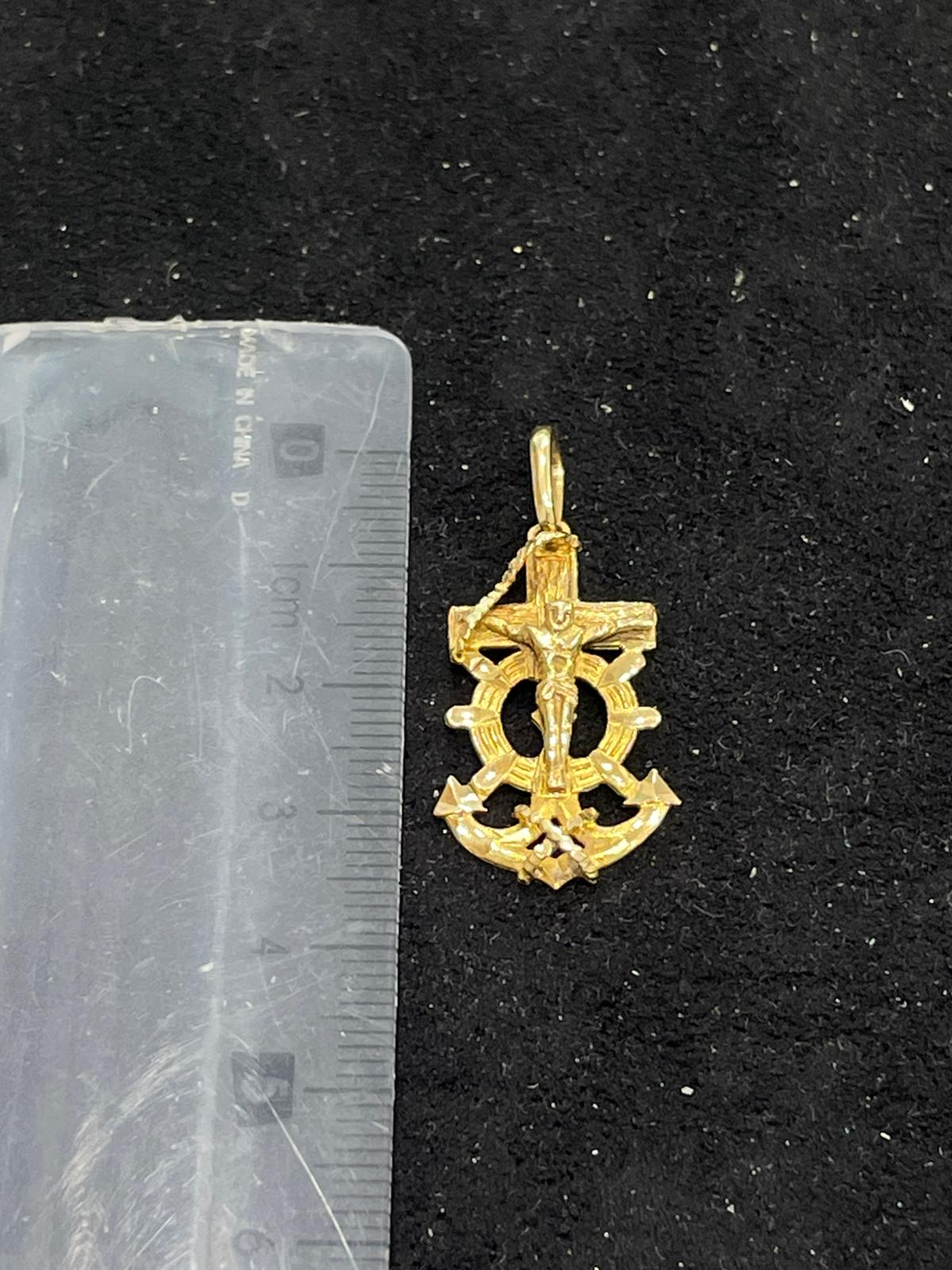 Colgante de oro 18Kt de segunda mano