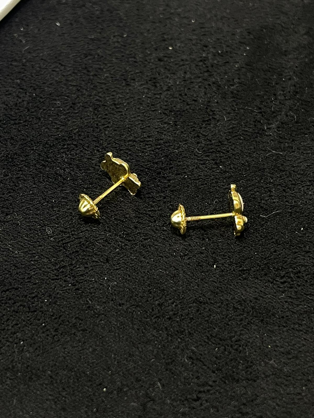 Pendientes de oro 18Kt de segunda mano