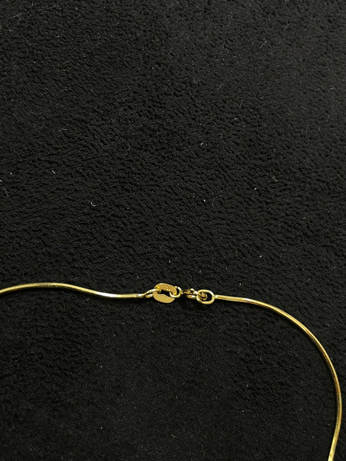 Cadena de oro de 18 Kt de segunda mano