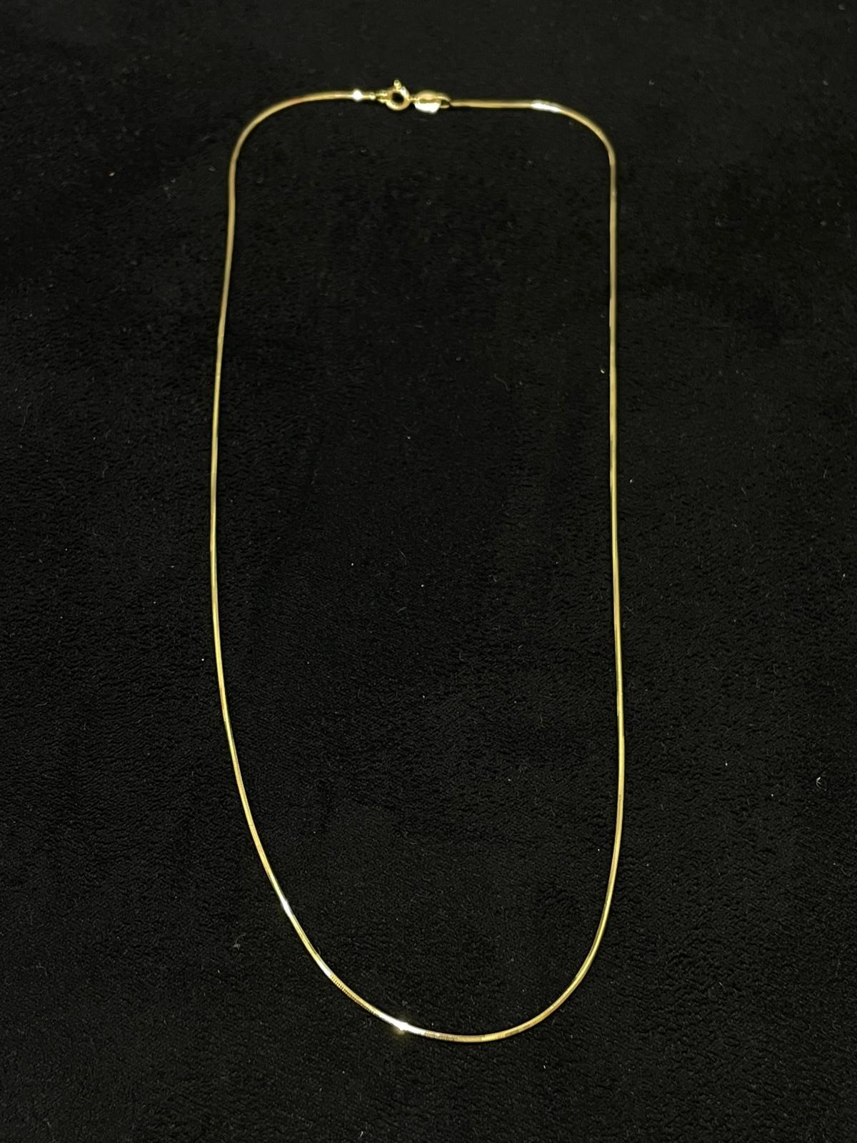 Cadena de oro de 18 Kt de segunda mano