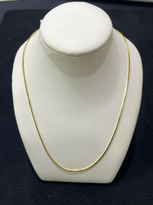 Cadena de oro de 18 Kt de segunda mano