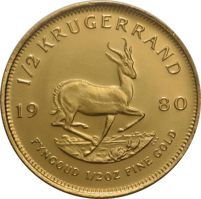 Moneda Krugerrand de 1 oz de Oro 19-80